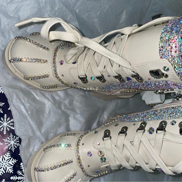 Custom Rhinestone Steve Madden Boots Sample - Picture 8 of 9